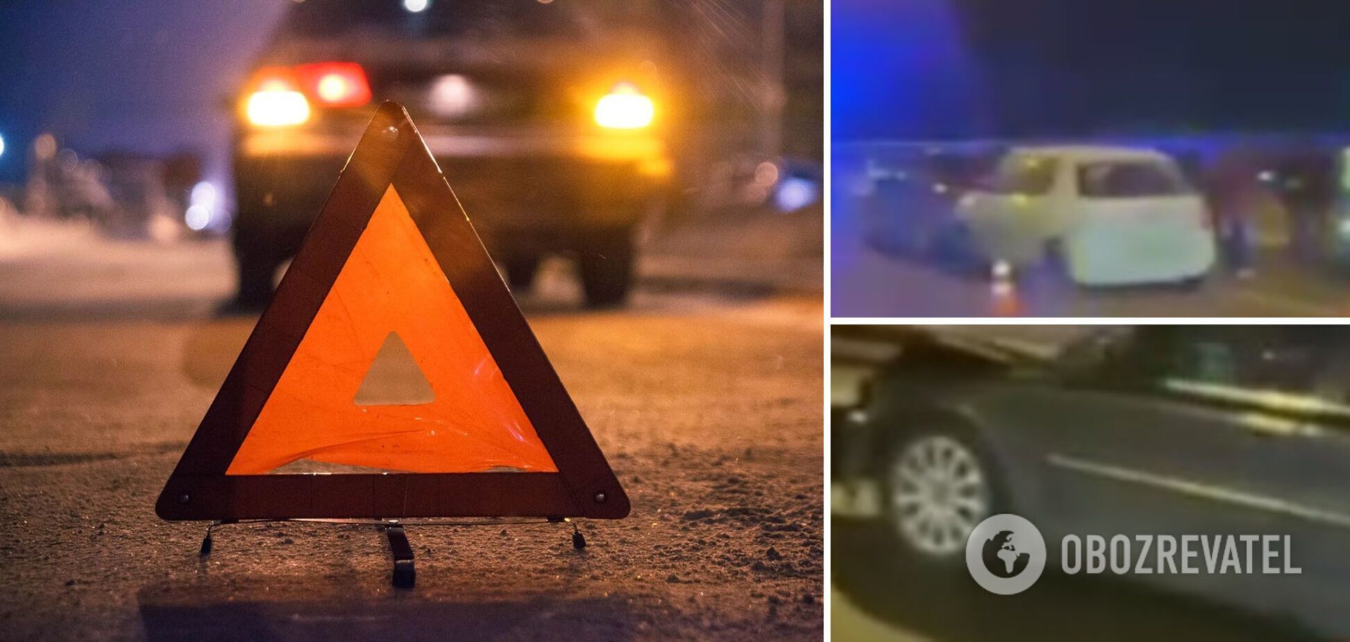 У Києві вночі сталася аварія одразу з 6 машинами.