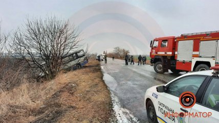 Аварія, що сталася на трасі у Дніпропетровській області