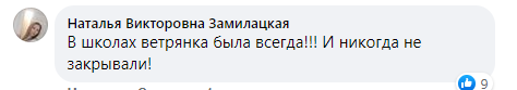 Користувачка написала, що вітрянка у школах – звичайне явище